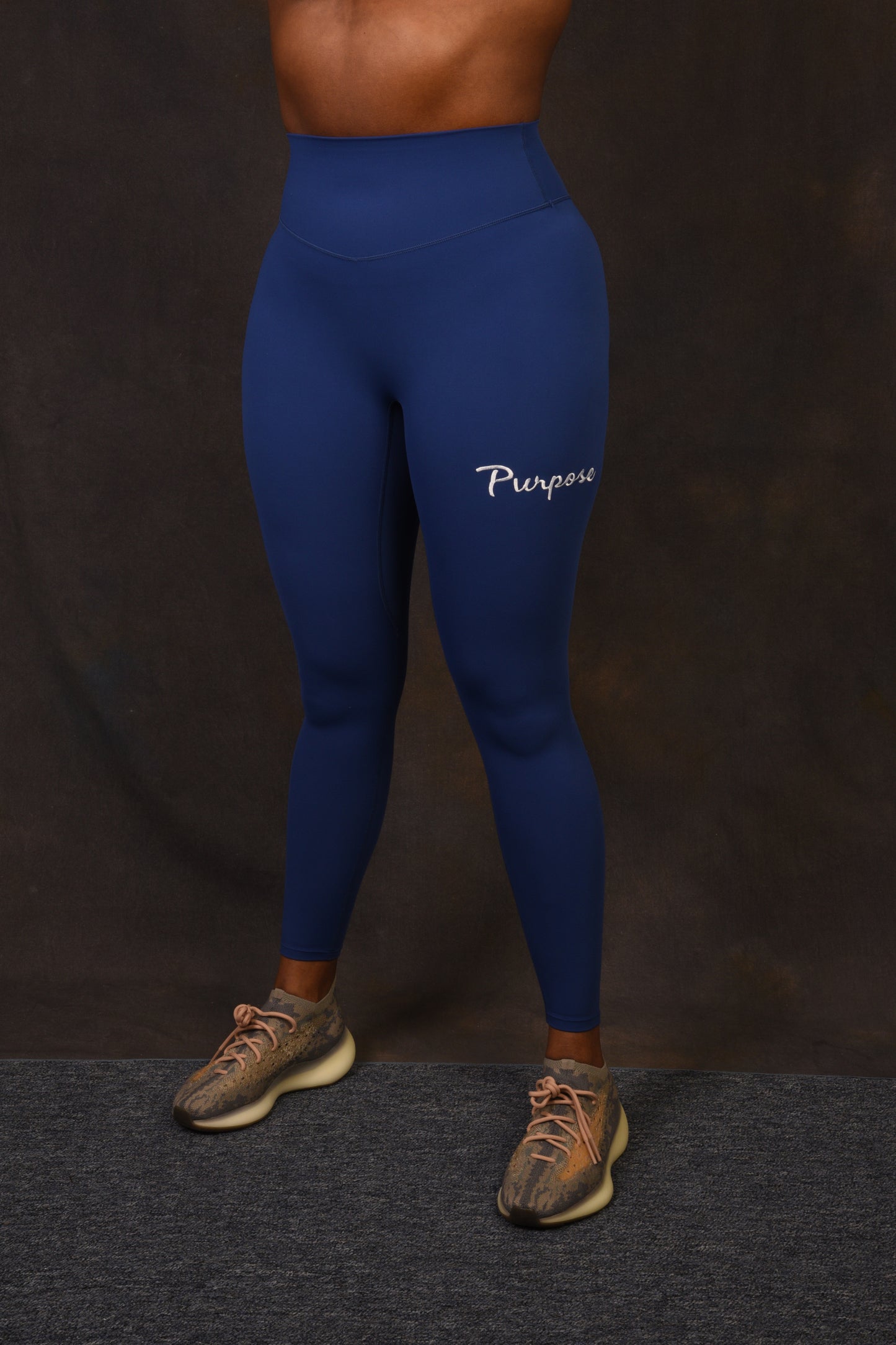 Royal Blue Full Length Activewear Leggings