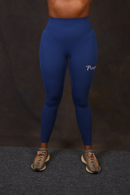 Royal Blue Full Length Activewear Leggings